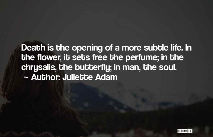 Death Butterfly Quotes By Juliette Adam