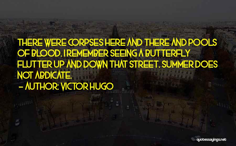 Death Butterfly Quotes By Victor Hugo