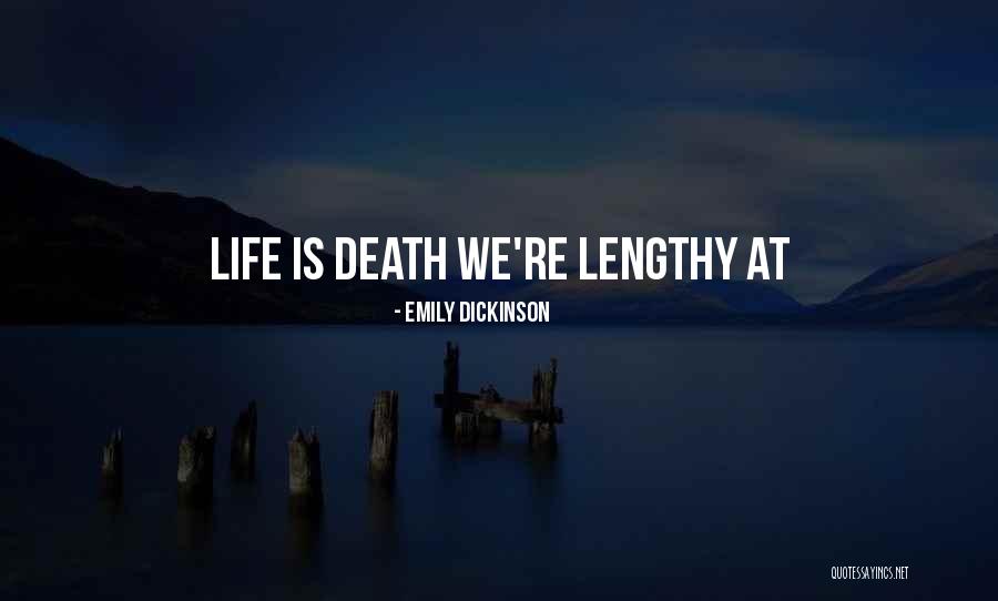 Death By Emily Dickinson Quotes By Emily Dickinson