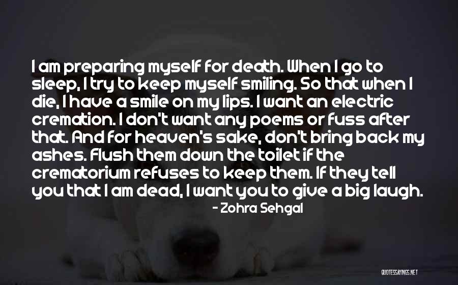 Death By Laughing Quotes By Zohra Sehgal Death By Laughing Quotes By Zohra Sehgal