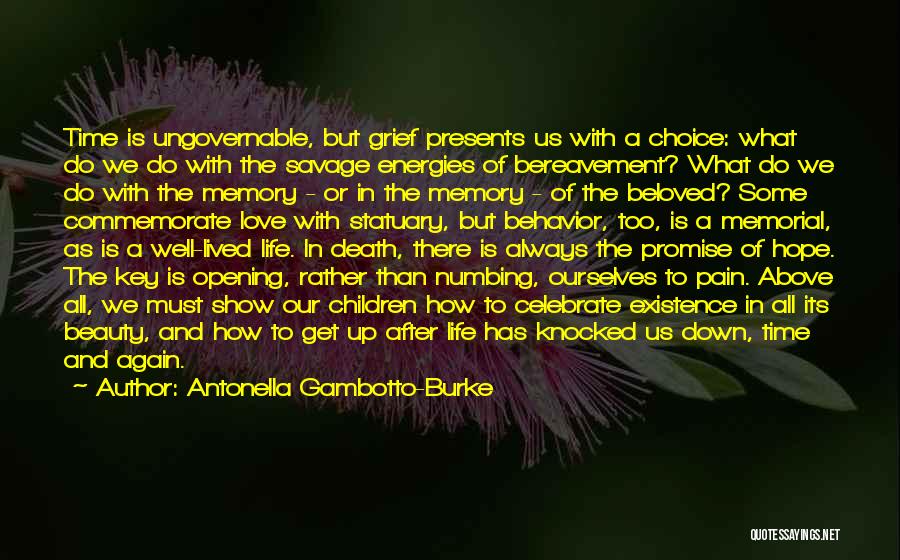 Death Celebrate A Life Quotes By Antonella Gambotto-Burke