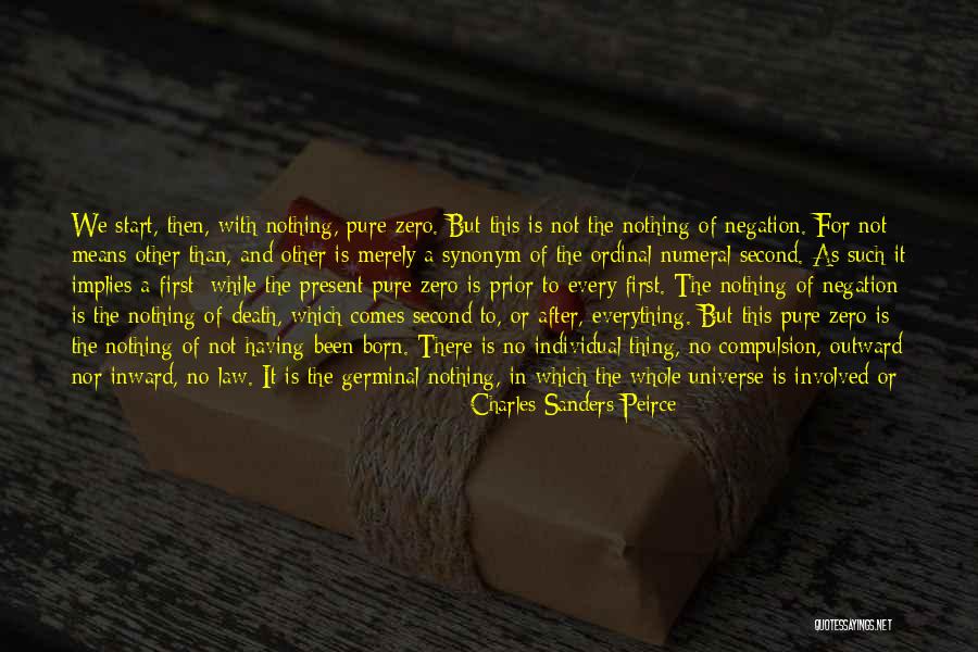 Death Comes Quotes By Charles Sanders Peirce