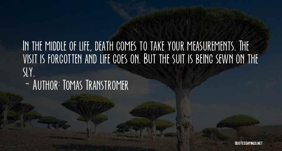 Death Comes Quotes By Tomas Transtromer