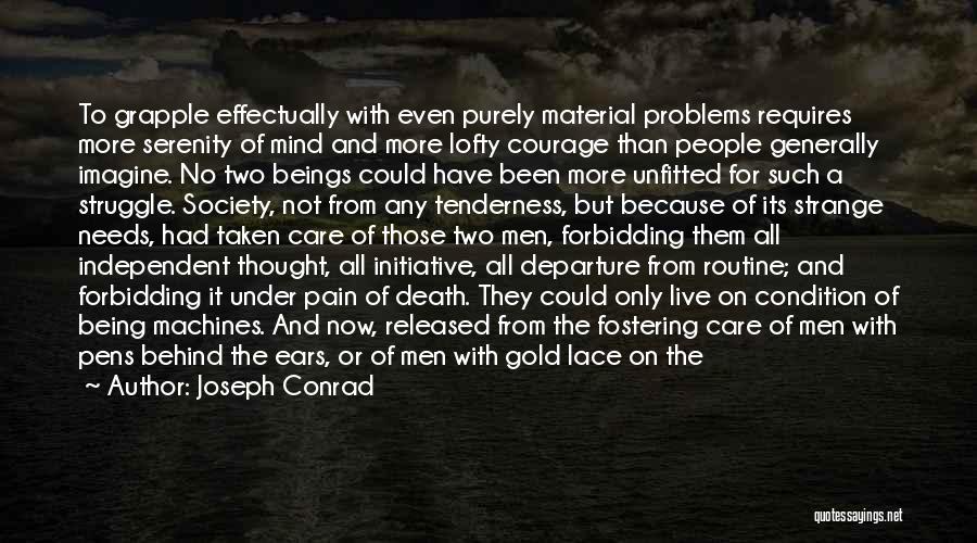 Death Departure Quotes By Joseph Conrad