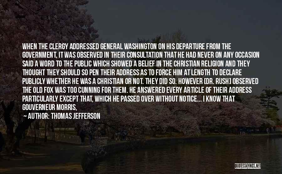 Death Departure Quotes By Thomas Jefferson