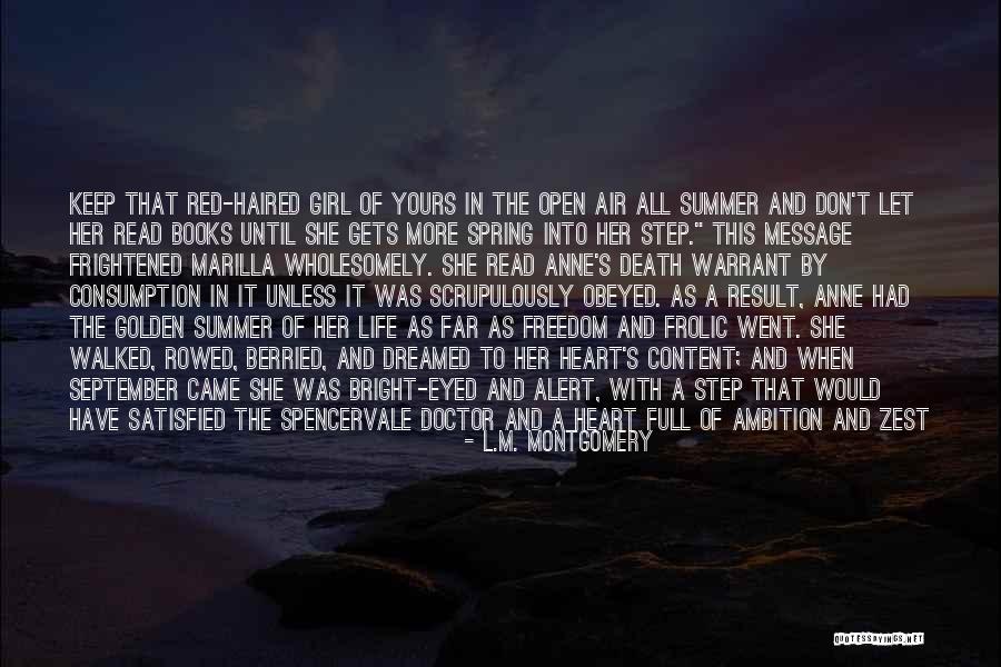 Death Doctor Who Quotes By L.M. Montgomery Death Doctor Who Quotes By L.M. Montgomery