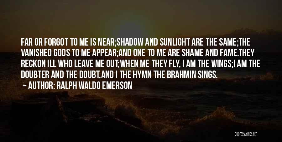 Death Emerson Quotes By Ralph Waldo Emerson