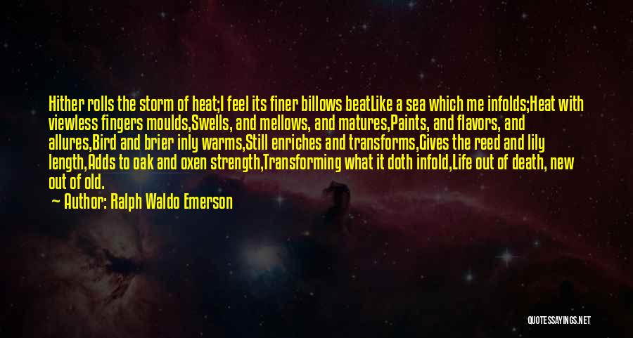 Death Emerson Quotes By Ralph Waldo Emerson