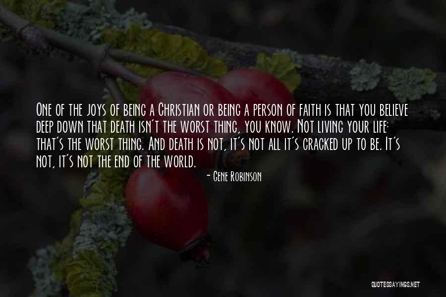 Death End Of Life Quotes By Gene Robinson