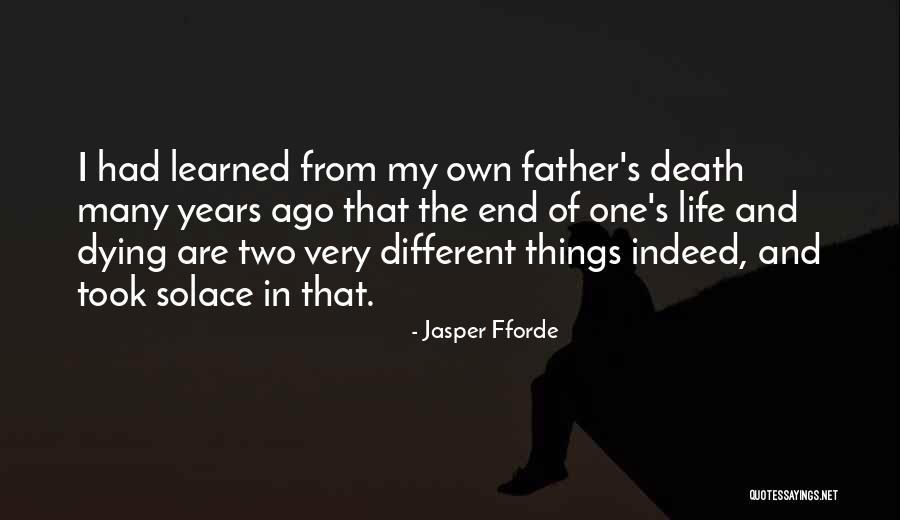 Death End Of Life Quotes By Jasper Fforde