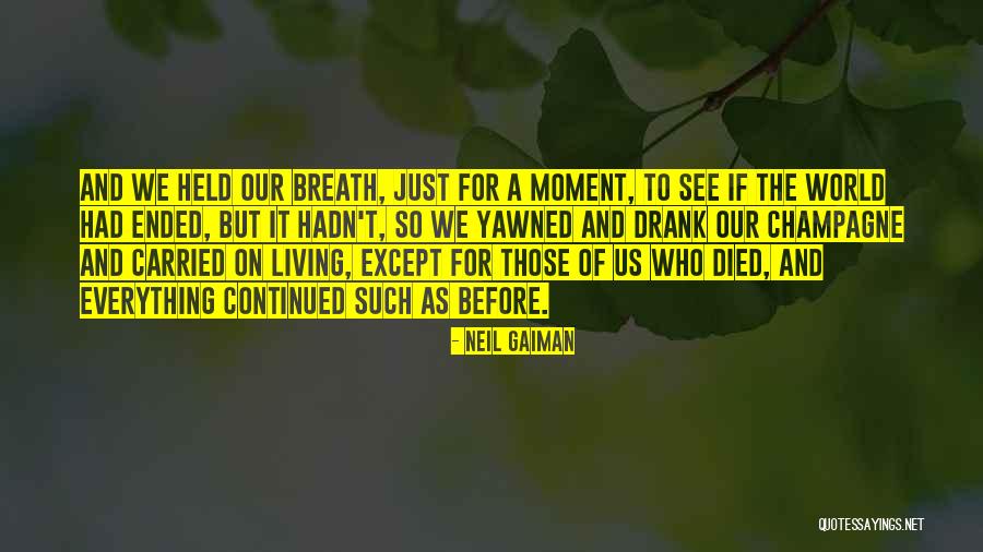 Death End Of Life Quotes By Neil Gaiman