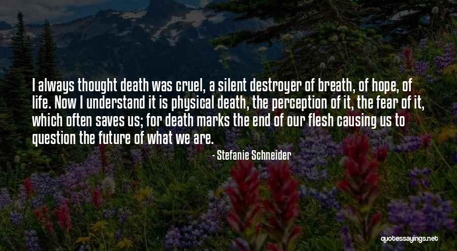 Death End Of Life Quotes By Stefanie Schneider