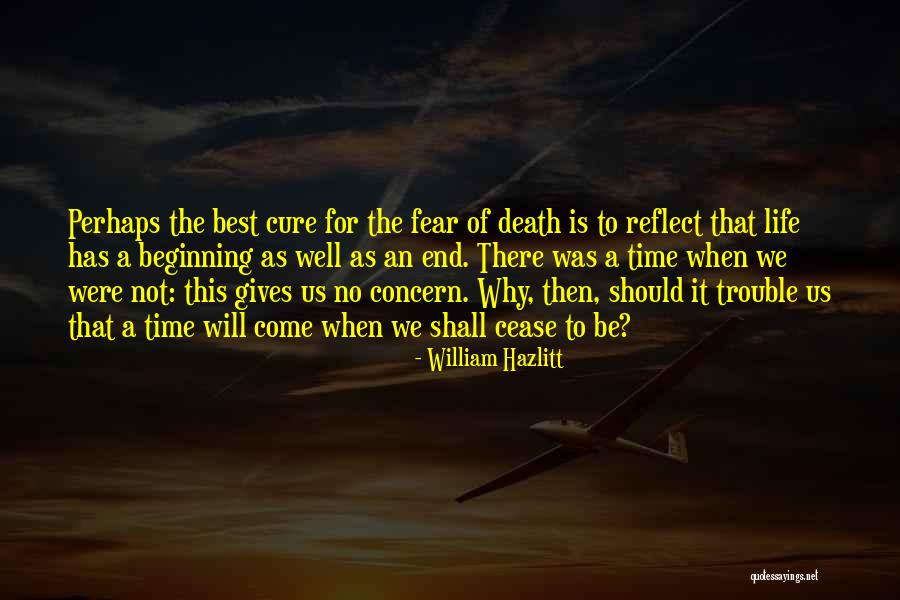 Death End Of Life Quotes By William Hazlitt