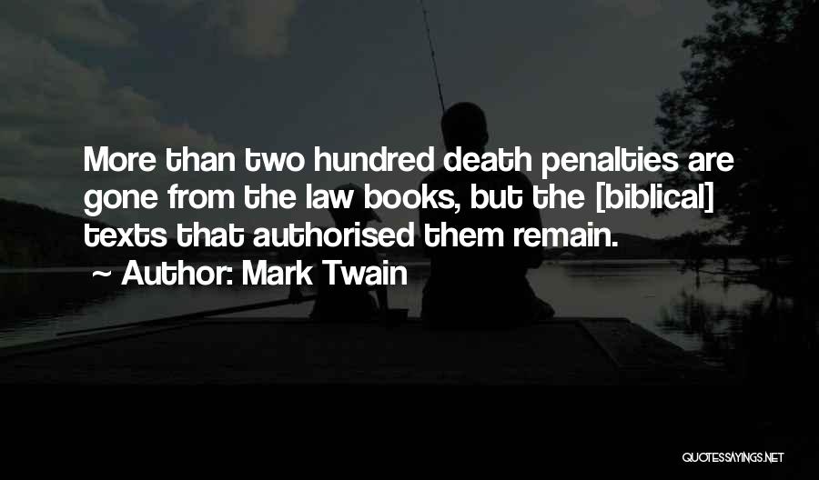 Death From Books Quotes By Mark Twain