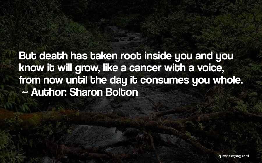 Death From Cancer Quotes By Sharon Bolton