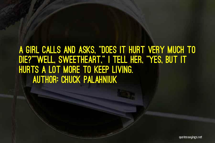 Death Hurts Quotes By Chuck Palahniuk