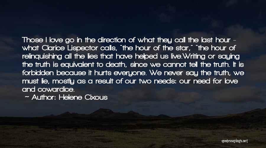 Death Hurts Quotes By Helene Cixous