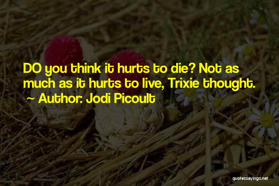 Death Hurts Quotes By Jodi Picoult