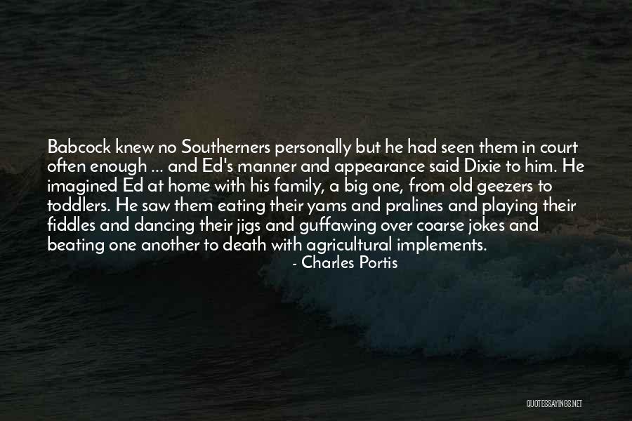 Death In Family Quotes By Charles Portis Death In Family Quotes By Charles Portis