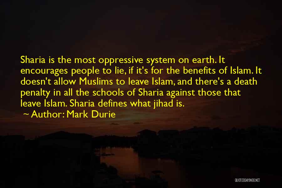 Death In Islam Quotes By Mark Durie