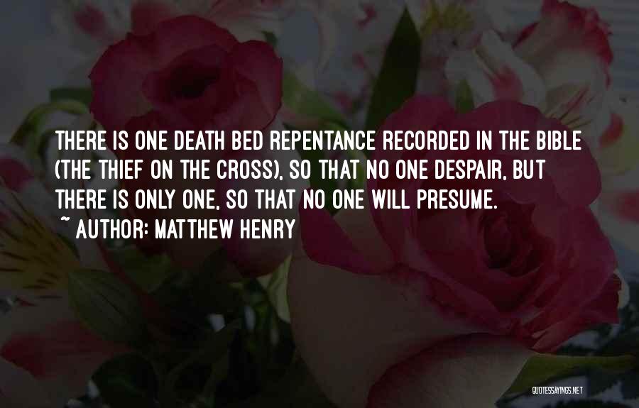 Death In The Bible Quotes By Matthew Henry