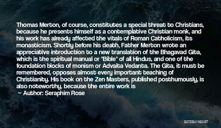 Death In The Bible Quotes By Seraphim Rose