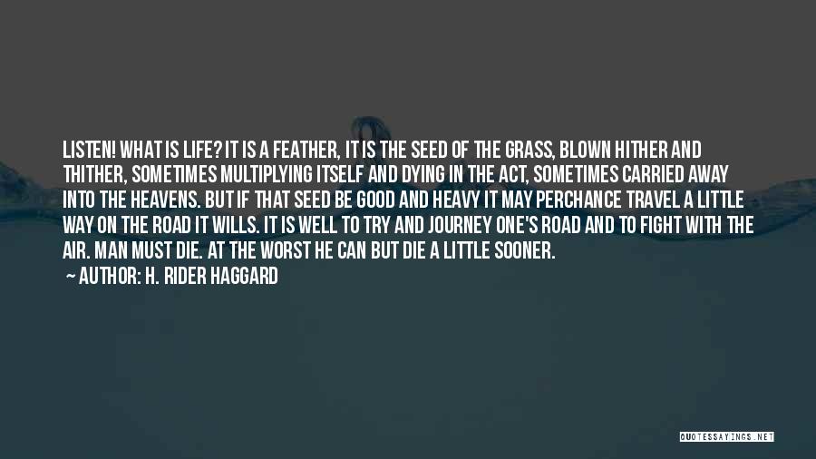 Death In The Road Quotes By H. Rider Haggard