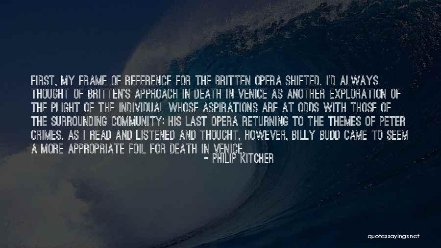 Death In Venice Quotes By Philip Kitcher Death In Venice Quotes By Philip Kitcher