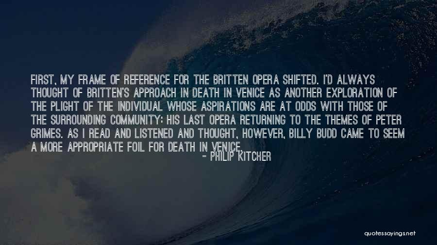 Death In Venice Quotes By Philip Kitcher