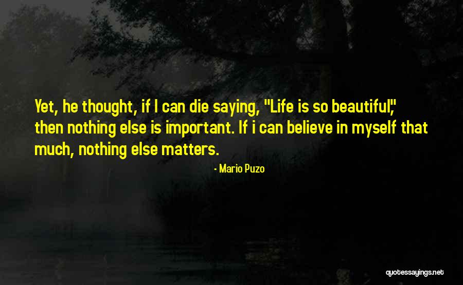 Death Is Beautiful Quotes By Mario Puzo Death Is Beautiful Quotes By Mario Puzo