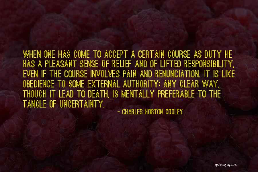 Death Is Certain Quotes By Charles Horton Cooley