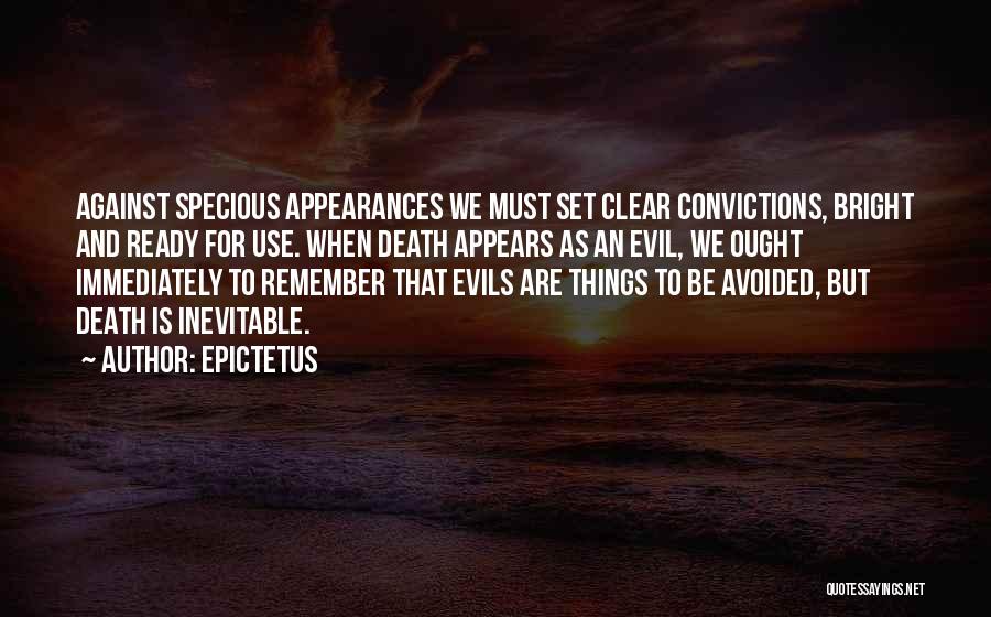 Death Is Inevitable Quotes By Epictetus