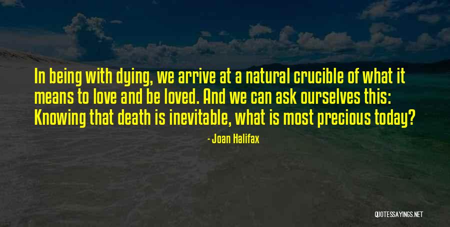 Death Is Inevitable Quotes By Joan Halifax Death Is Inevitable Quotes By Joan Halifax