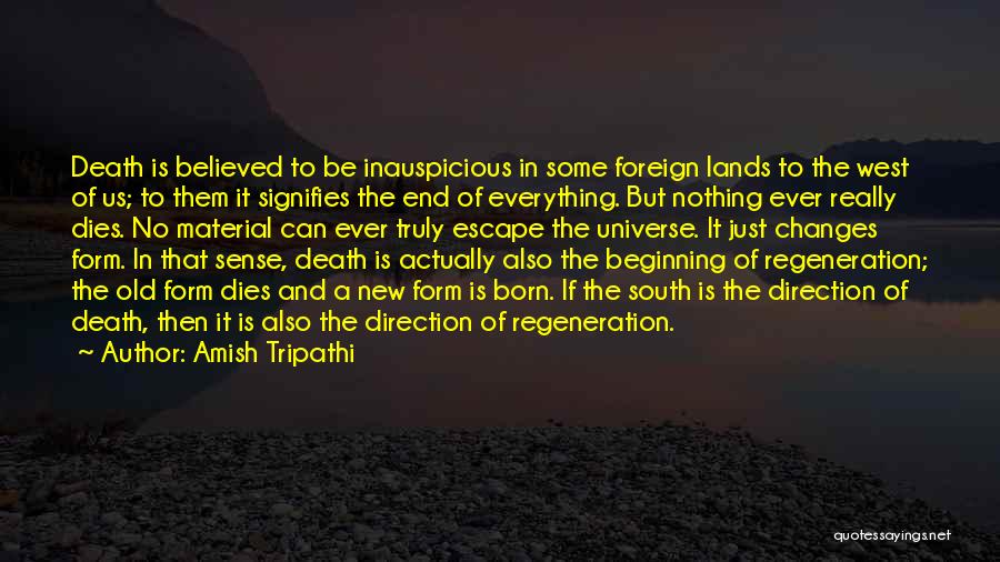 Death Is Just The Beginning Quotes By Amish Tripathi