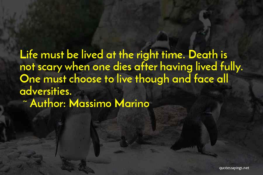 Death Is Not Scary Quotes By Massimo Marino