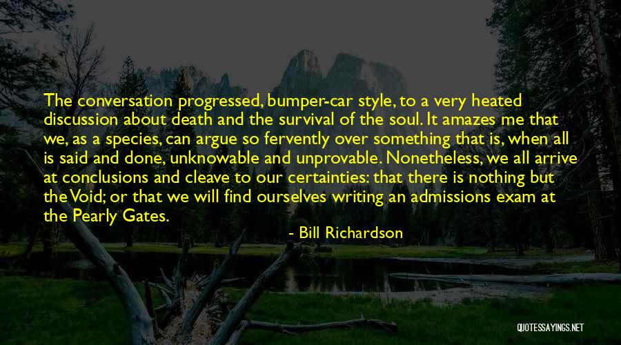 Death Is Nothing Quotes By Bill Richardson