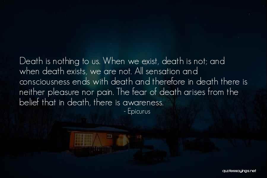 Death Is Nothing Quotes By Epicurus