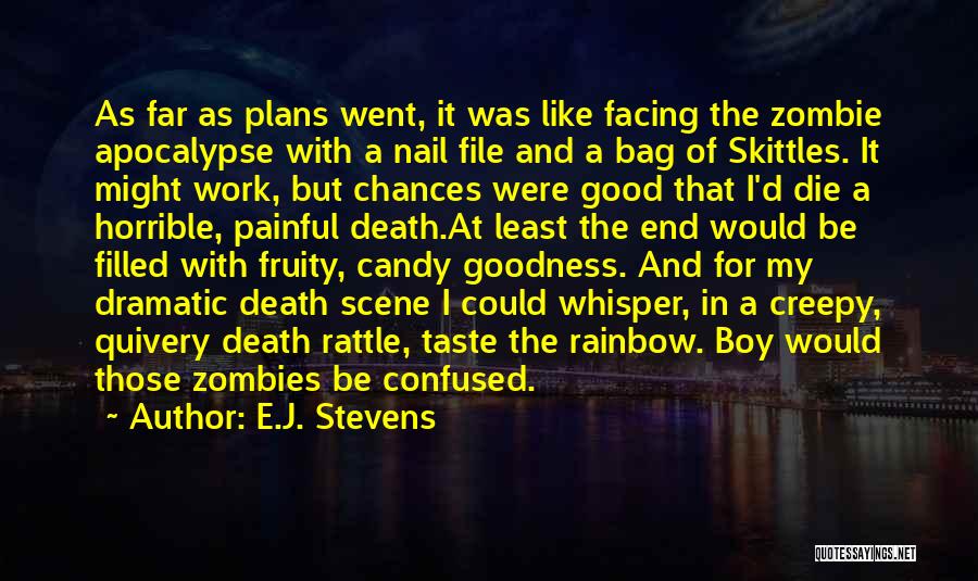 Death Is So Painful Quotes By E.J. Stevens
