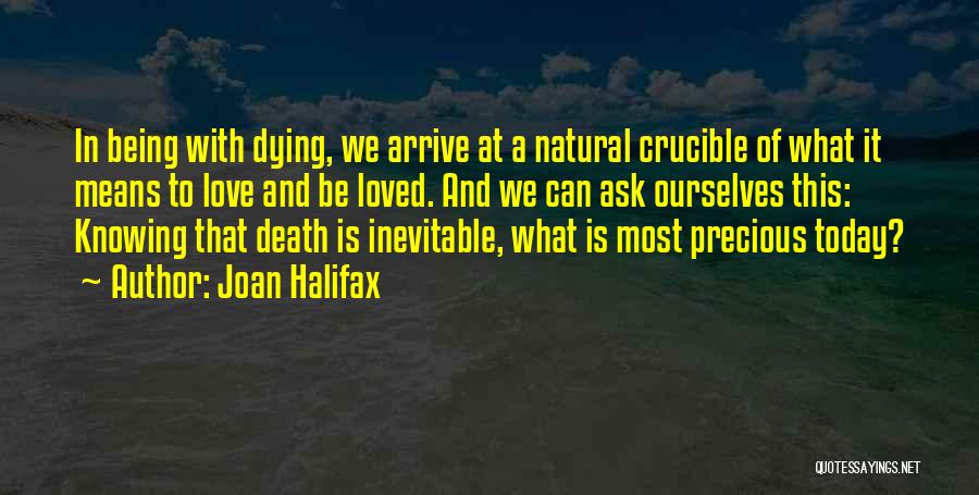 Death Is Something Inevitable Quotes By Joan Halifax