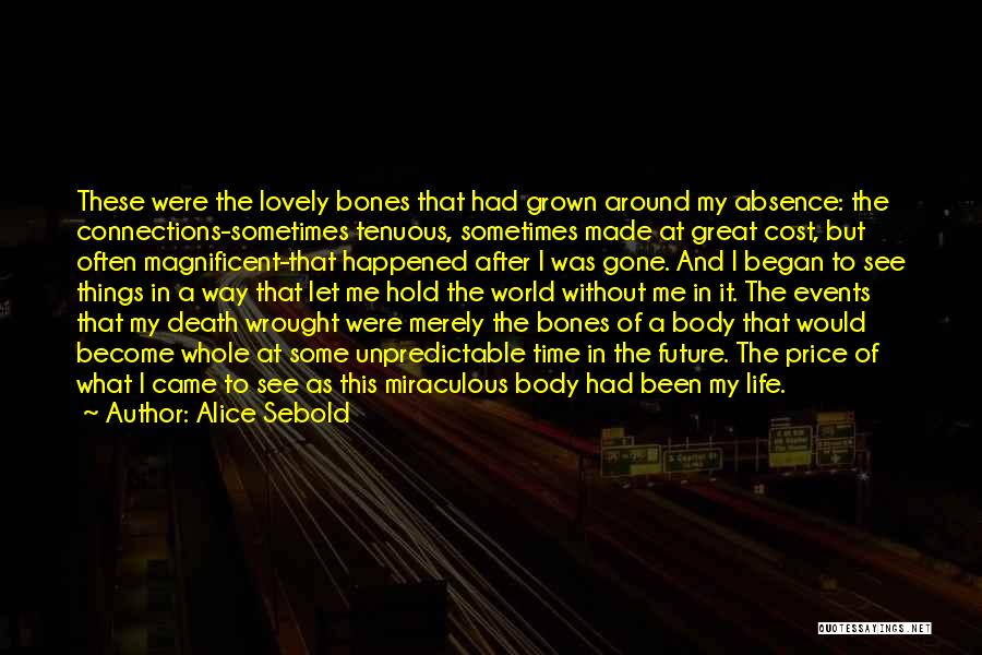 Death Is Unpredictable Quotes By Alice Sebold