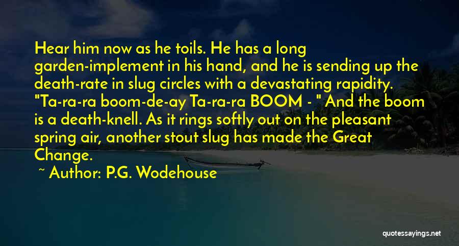 Death Knell Quotes By P.G. Wodehouse