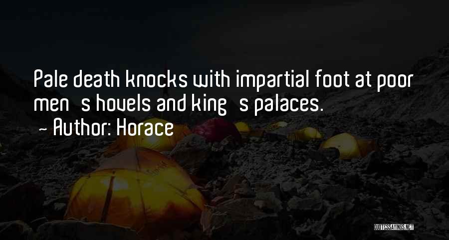 Death Knocks Quotes By Horace