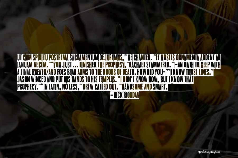 Death Lines Quotes By Rick Riordan Death Lines Quotes By Rick Riordan