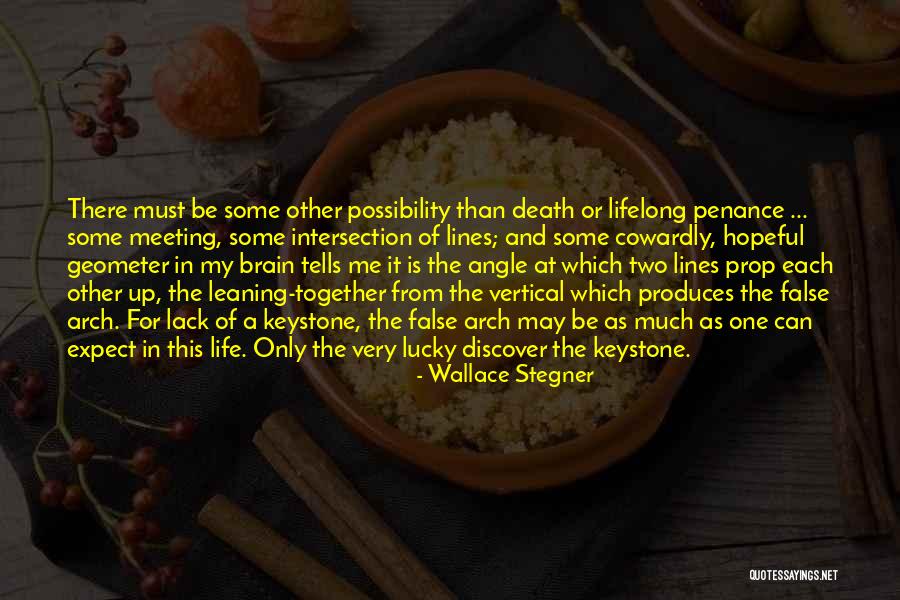 Death Lines Quotes By Wallace Stegner Death Lines Quotes By Wallace Stegner