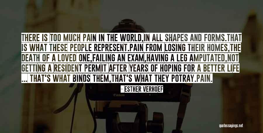Death Losing A Loved One Quotes By Esther Verhoef Death Losing A Loved One Quotes By Esther Verhoef