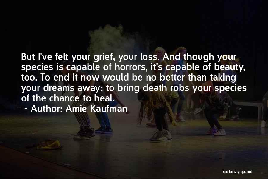 Death Loss And Grief Quotes By Amie Kaufman