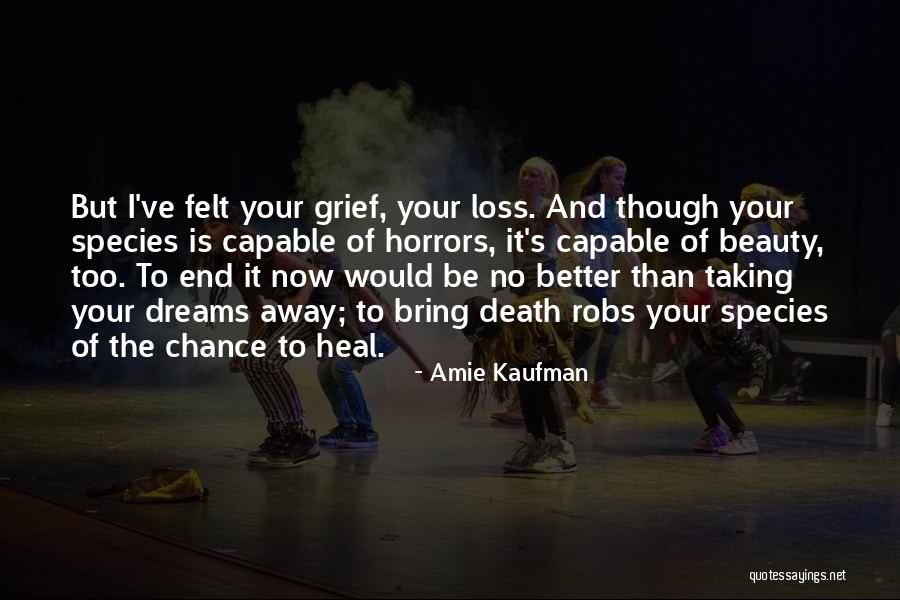 Death Loss And Grief Quotes By Amie Kaufman