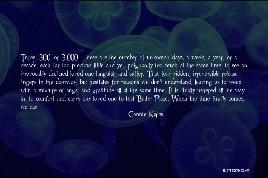 Death Loss And Grief Quotes By Connie Kerbs