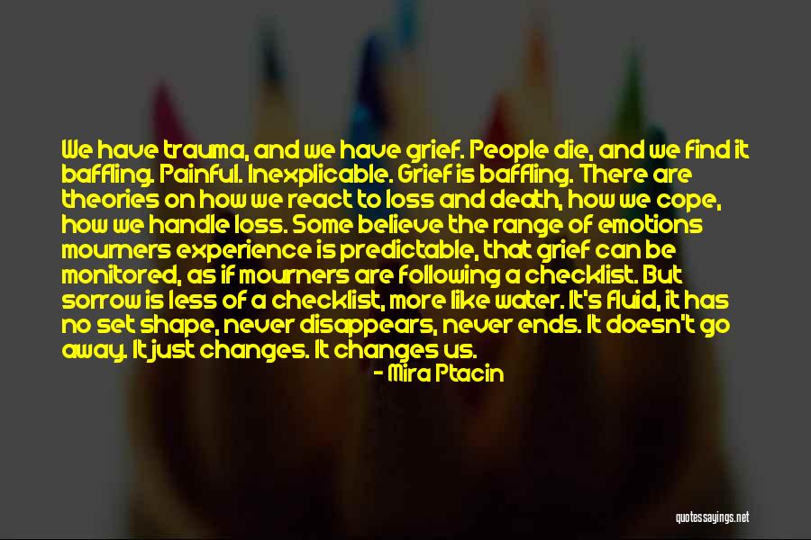 Death Loss And Grief Quotes By Mira Ptacin