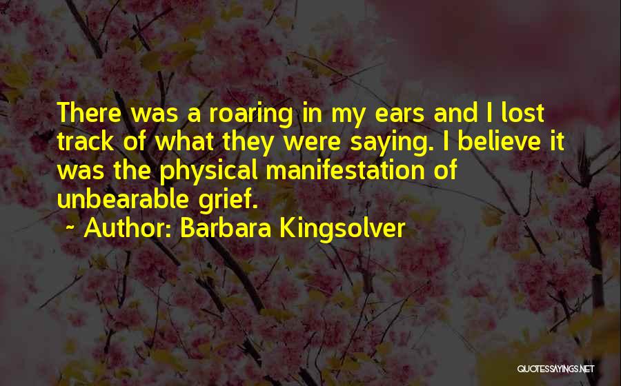 Death Lost Love Quotes By Barbara Kingsolver